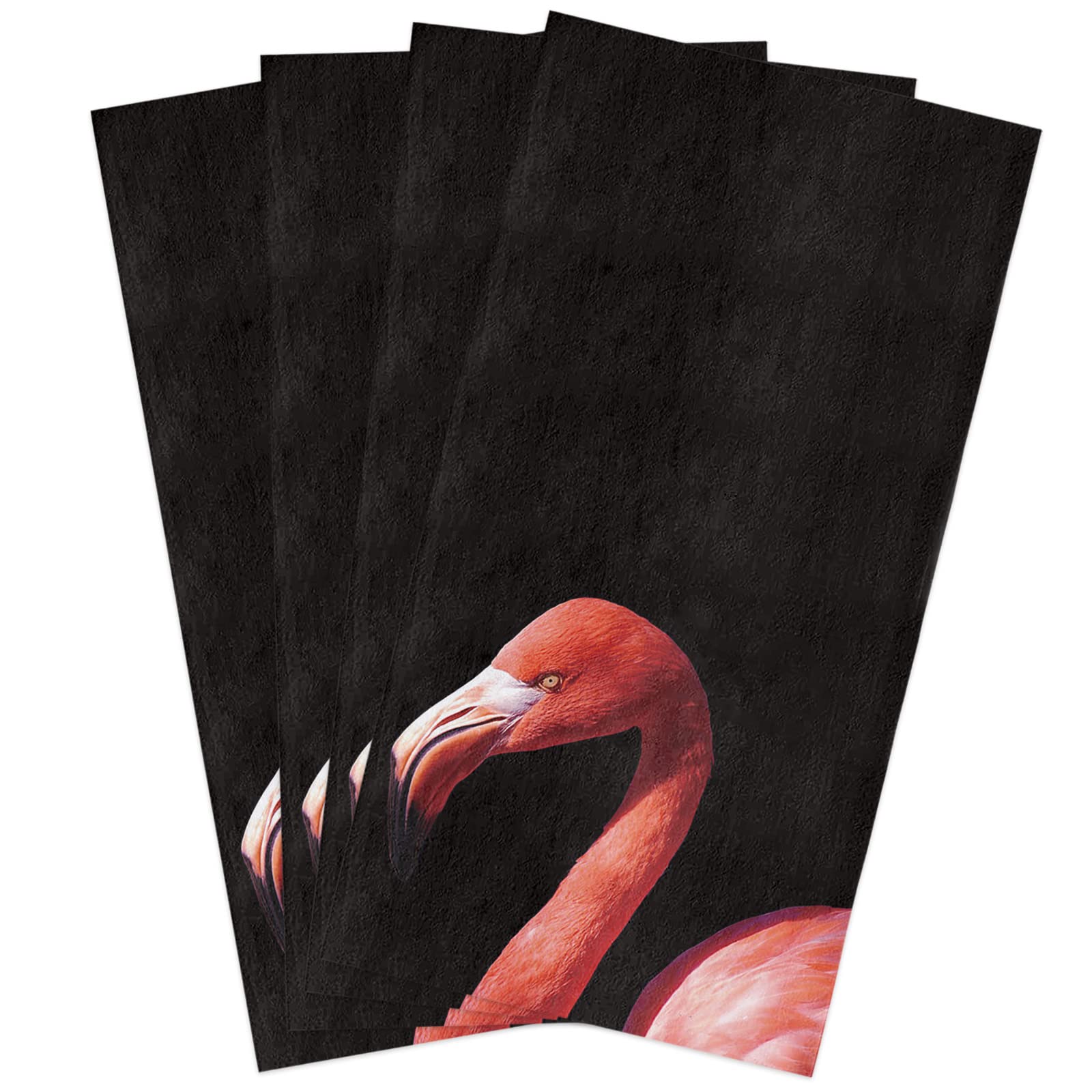 Premium Flamingo Kitchen Towels Set - 4 Pack 18