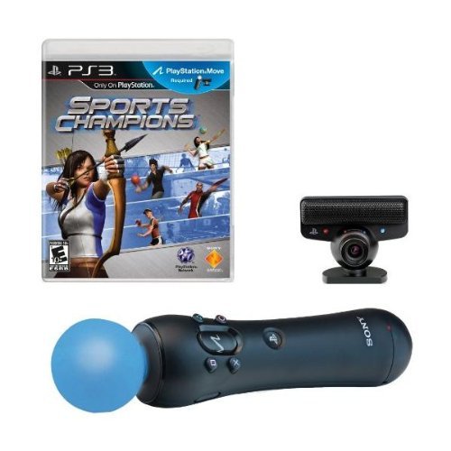 Refurbished PlayStation Move Starter Bundle - Motion Controller for PS4 & PS5 | VR Gaming Accessories Set for Sports & Action Games | Perfect for Family Entertainment & Virtual Reality Experiences