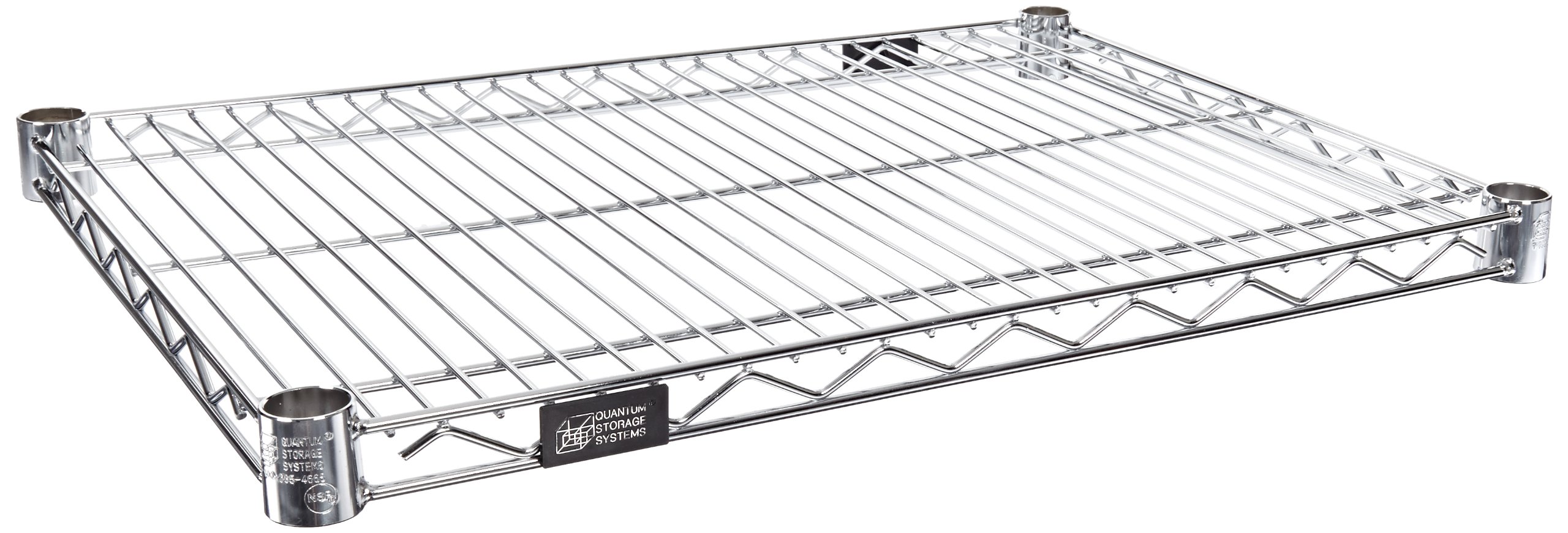 Quantum Storage Systems 1824C-4 Chrome Wire Add-On Shelf - 24
