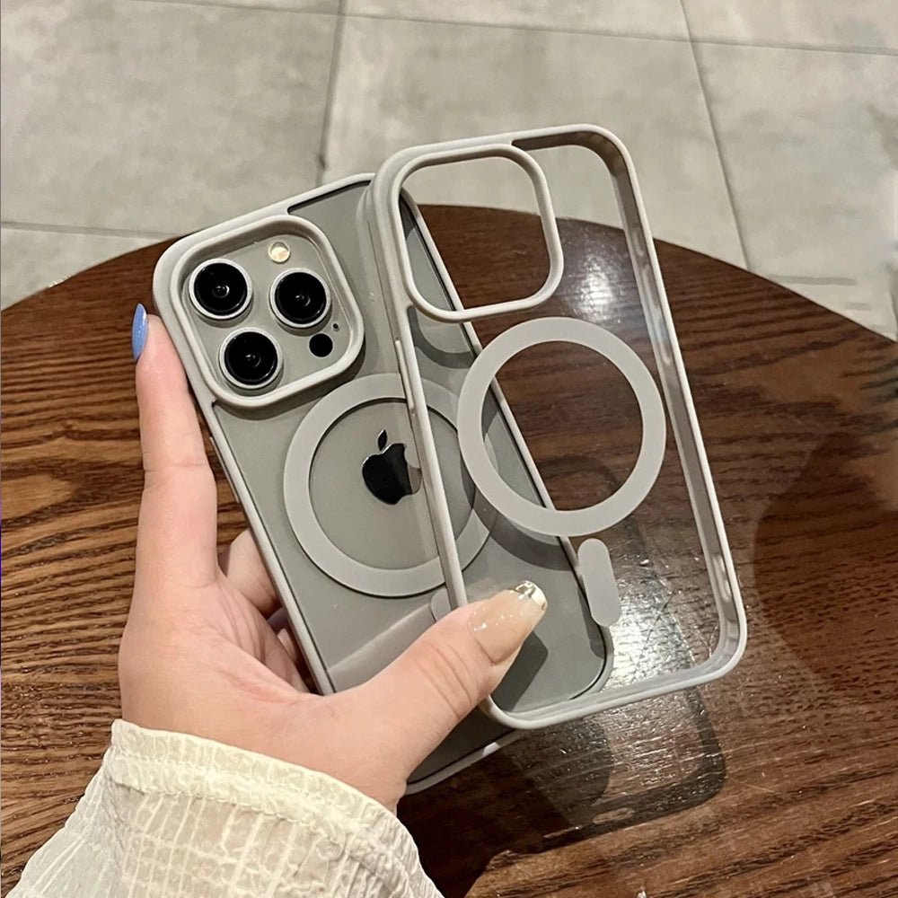 ClearGleam MagSafe iPhone Case - Ultra Slim Protective Cover with Strong Magnetic Alignment for iPhone 15/14/13/12 Series | Perfect for Work, Travel & Everyday Use