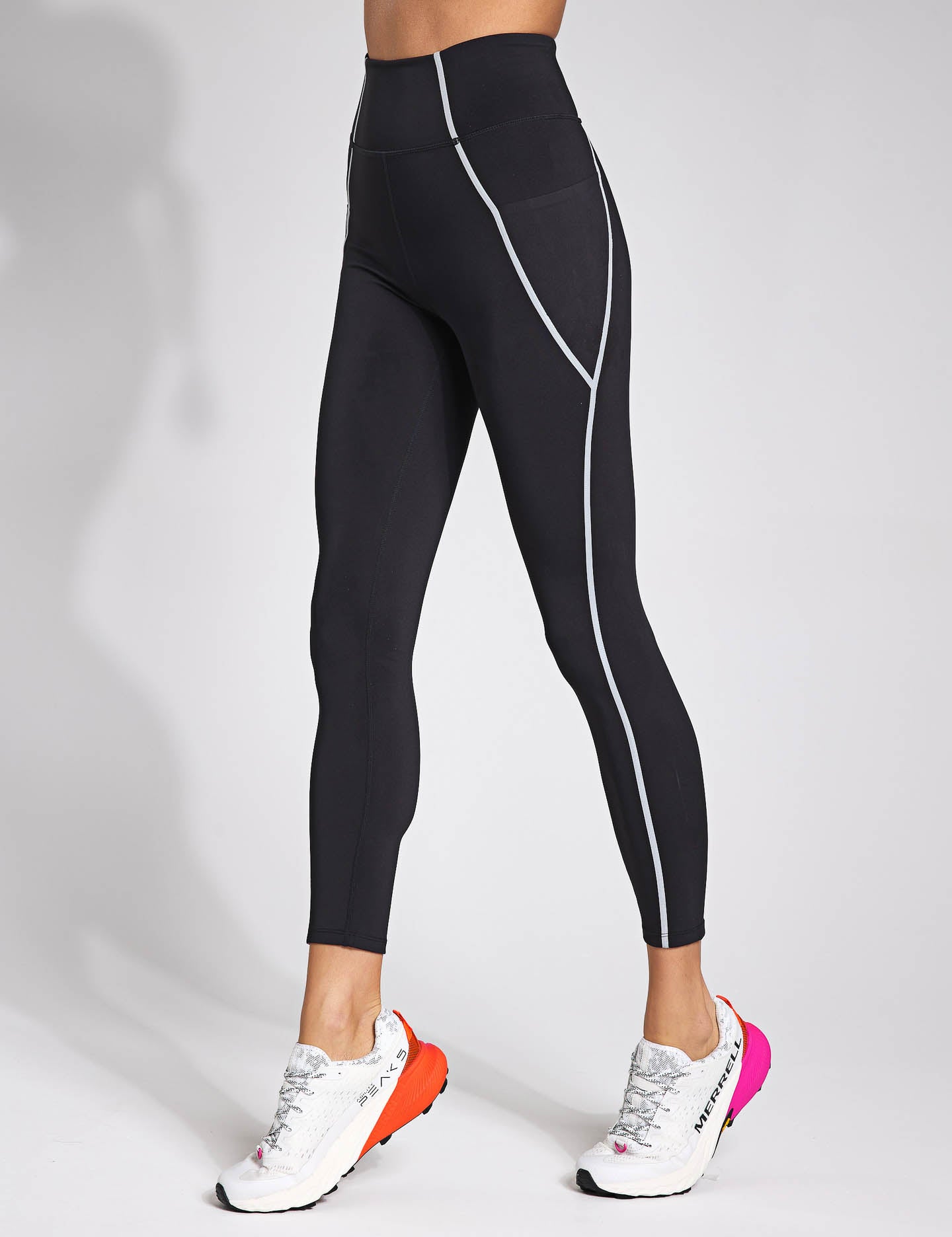 Luna High Waist Yoga Leggings for Women - Black - Comfortable & Stretchy Workout Pants for Yoga, Running, Gym & Lounge Wear