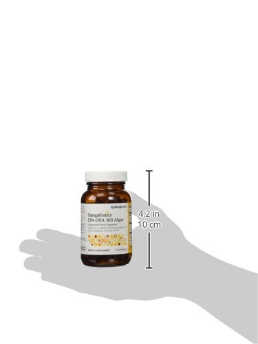 Metagenics OmegaGenics Algae EPA-DHA 300 Dietary Supplement - 60 Softgels | Vegan Omega-3 for Heart & Brain Health | Supports Cognitive Function & Cardiovascular Wellness