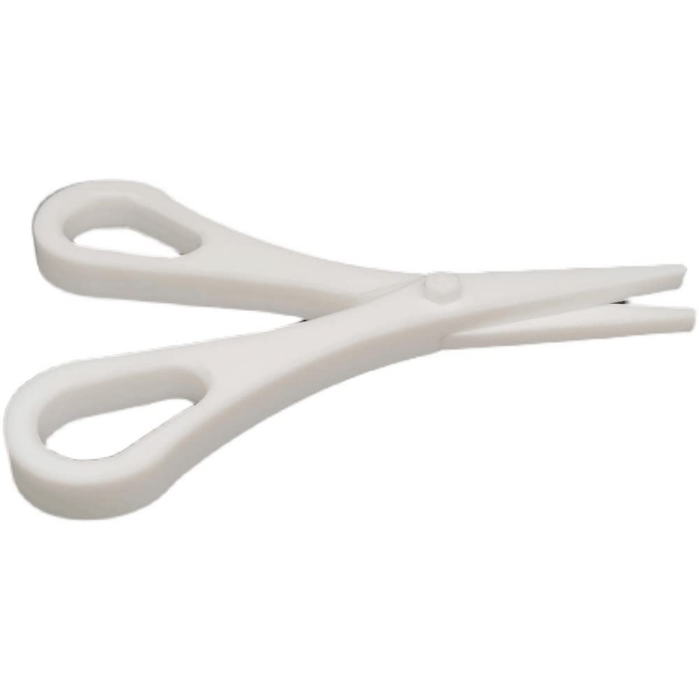 PTFE Scissors - Lab-Grade Tetrafluoroethylene Scissors for Membrane Filters, Cartridges & Test Papers | High-Purity Material Ensures Safe & Reliable Results | Ideal for Laboratory, Medical & Research Applications