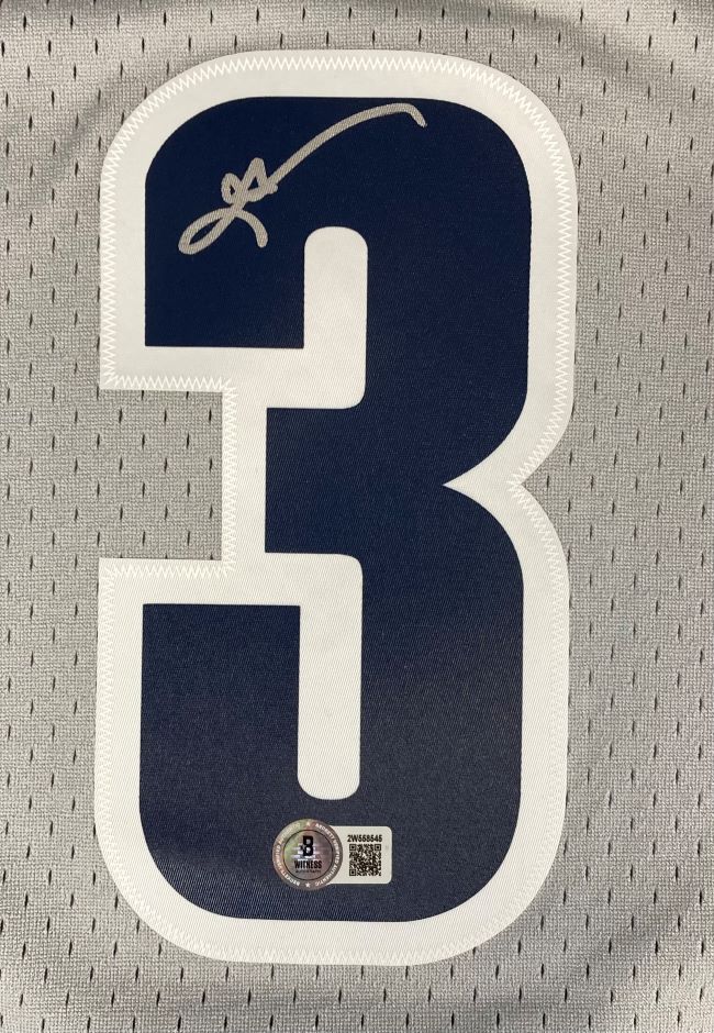Authentic Allen Iverson Signed Georgetown Hoyas 1995-96 Mitchell & Ness College Vault Jersey - Perfect for Basketball Memorabilia Collectors & Sports Fans Display