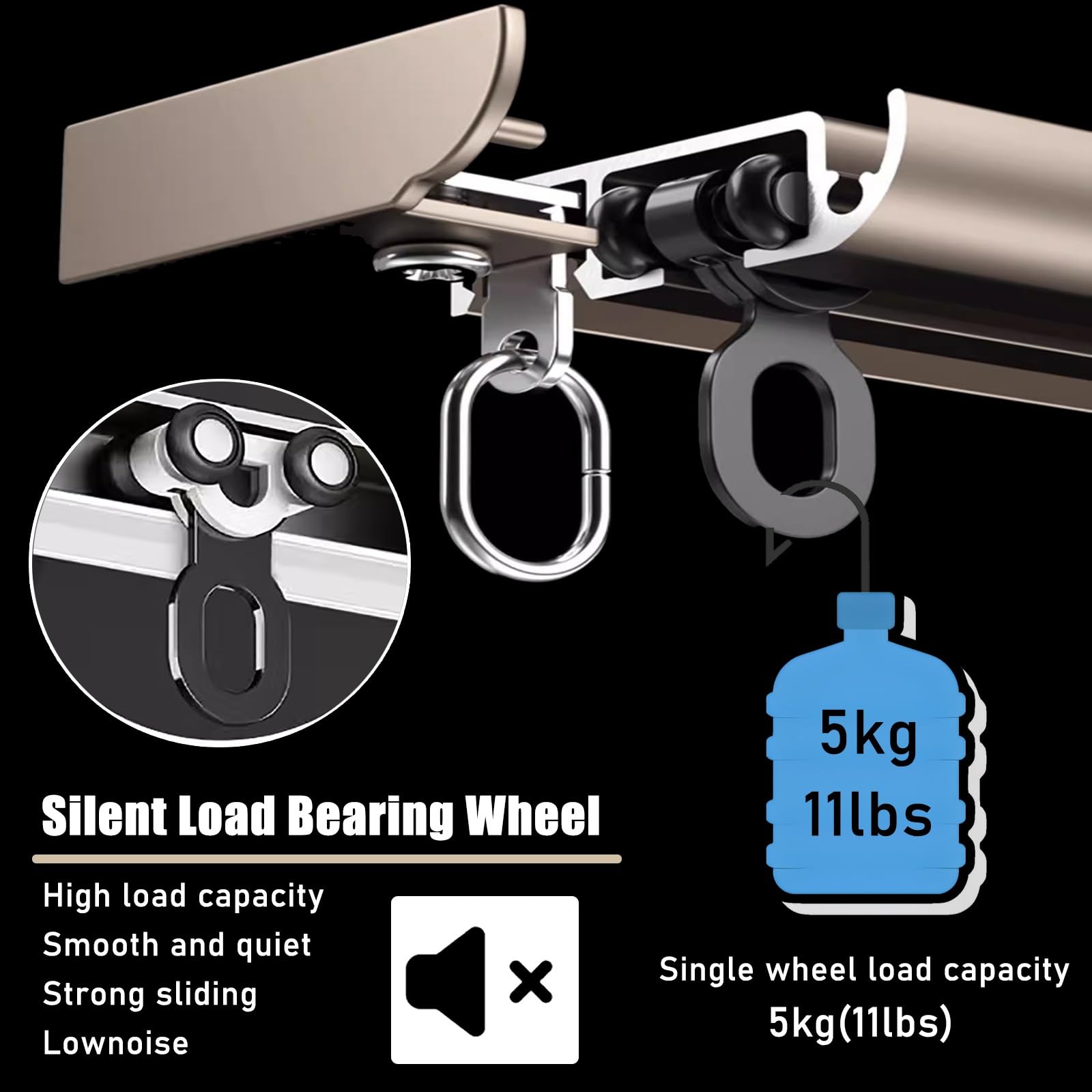 Heavy Duty Aluminum Ceiling Mount Curtain Track System - 28ft/8.5m White Hospital Thin Curtain Rod for Drop Ceiling, Room Divider in Living Room & Bedroom | Durable Home & Office Partition Solution