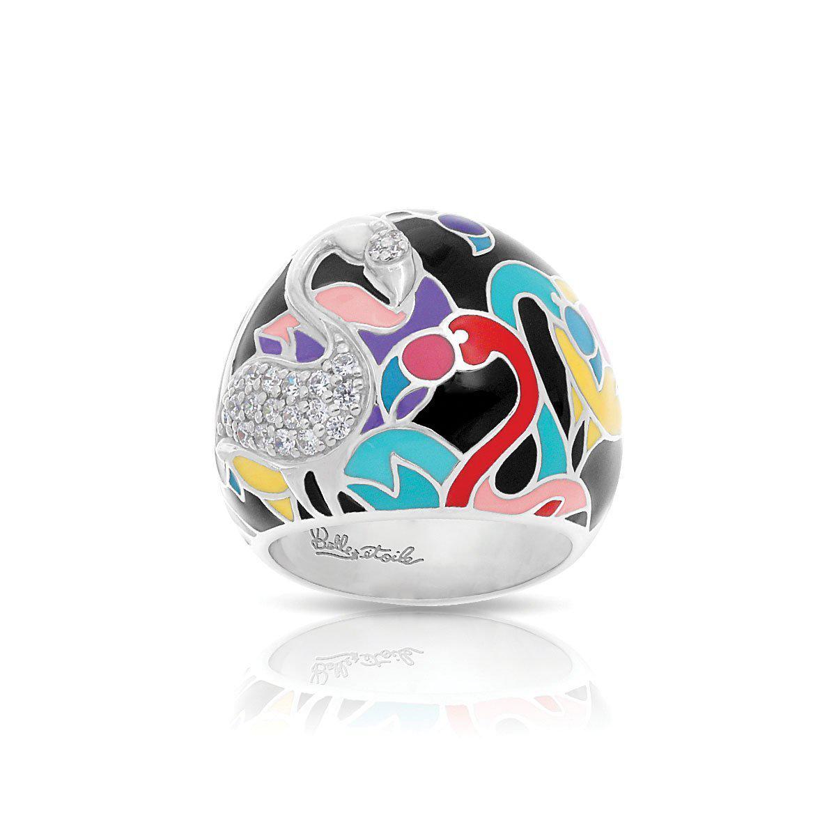 Flamingo Ring for Women - Trendy Animal Jewelry, Adjustable Size, Perfect for Summer, Beach & Vacation Accessories