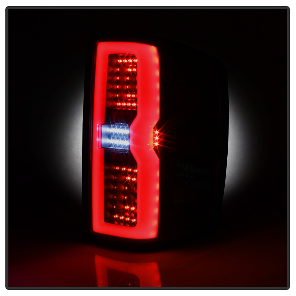 Xtune LED Tail Lights for Cars - Smoked Lens with Sequential Turn Signal & BSM Function (ALT-ON-CS14-LBLED-BSM) - Perfect for Night Driving & Custom Car Upgrades