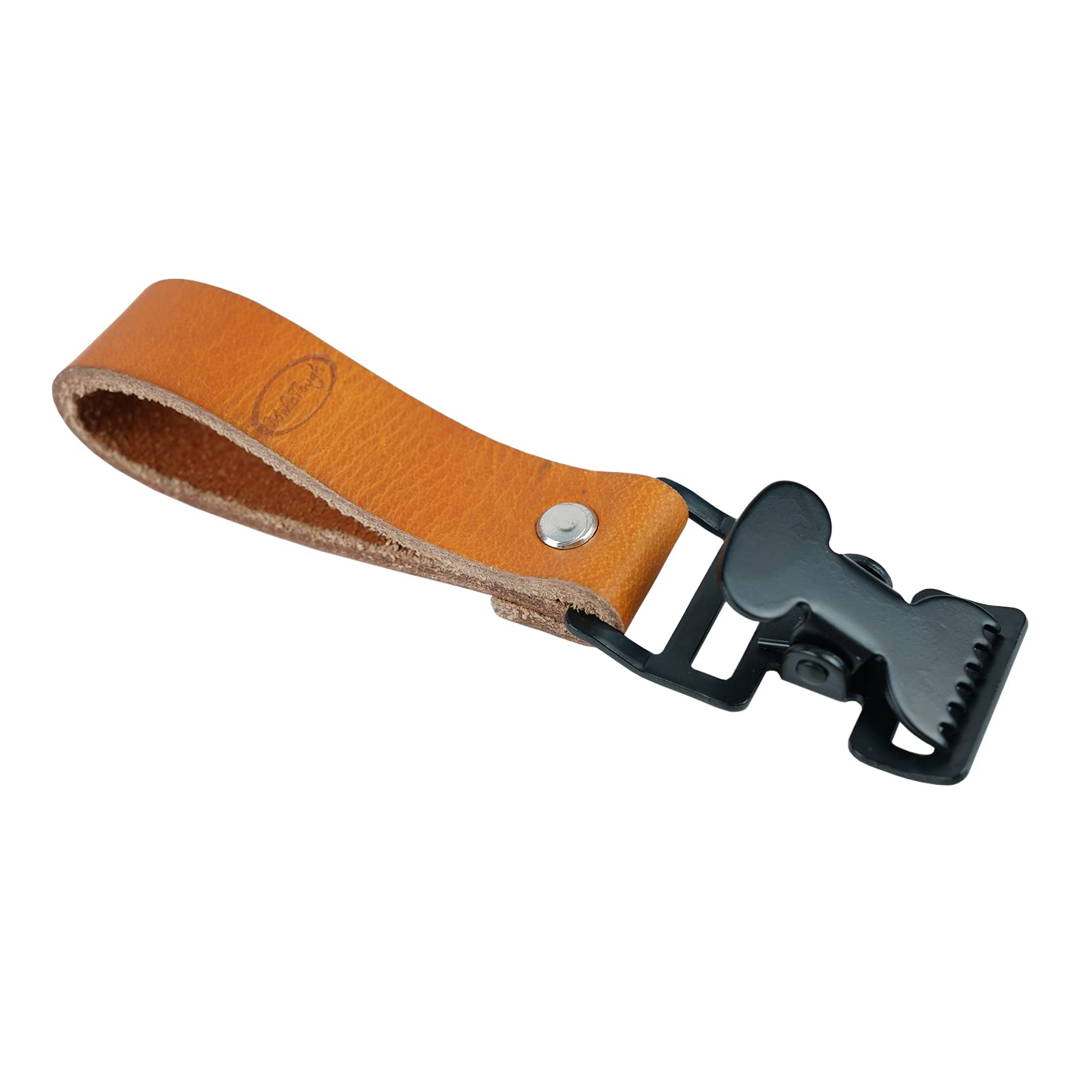 Premium MELOTOUGH Leather Glove Clip - Heavy Duty Glove Holder for Work Belt | Secure Glove Organizer for Construction, Gardening & Outdoor Activities