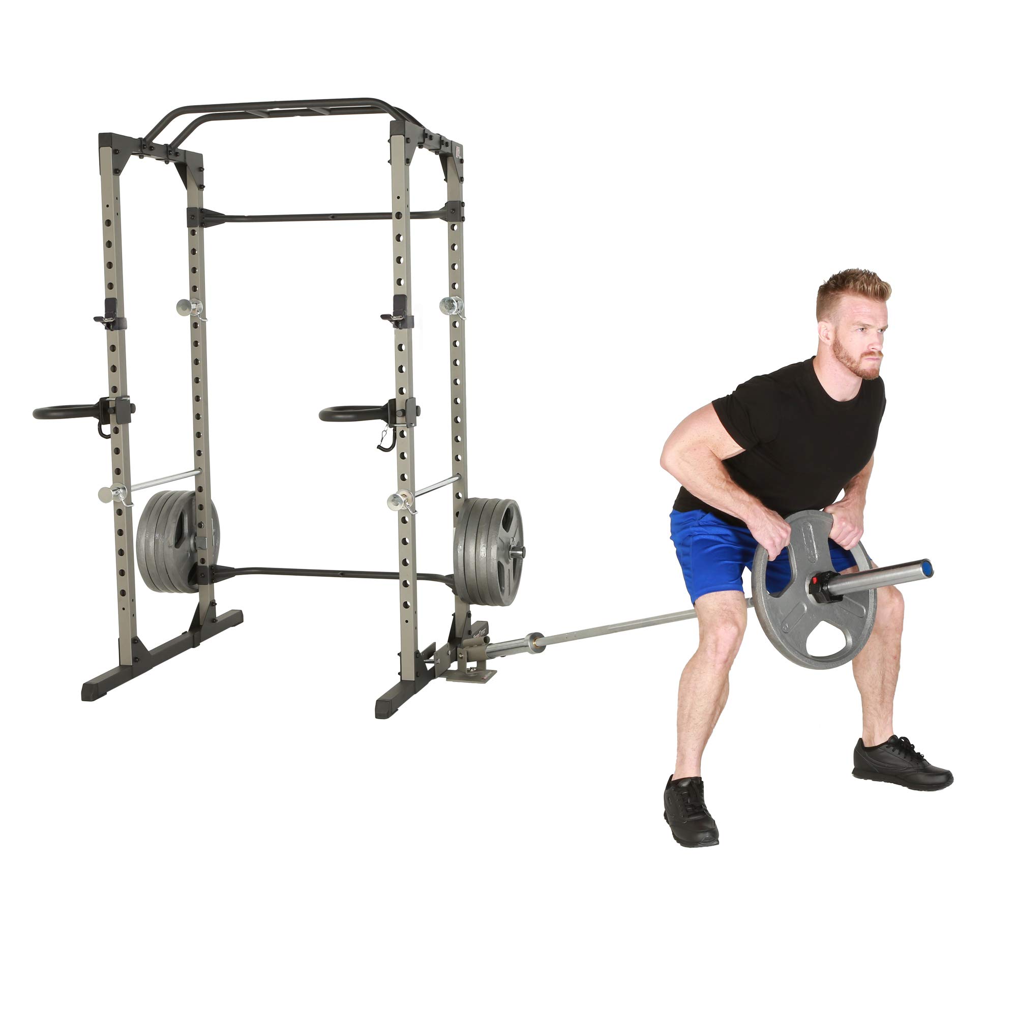 Fitness Reality Landmine Attachment - 360 Degree Rotation for 1” Standard & 2” Olympic Bars - Home Gym & Strength Training Equipment
