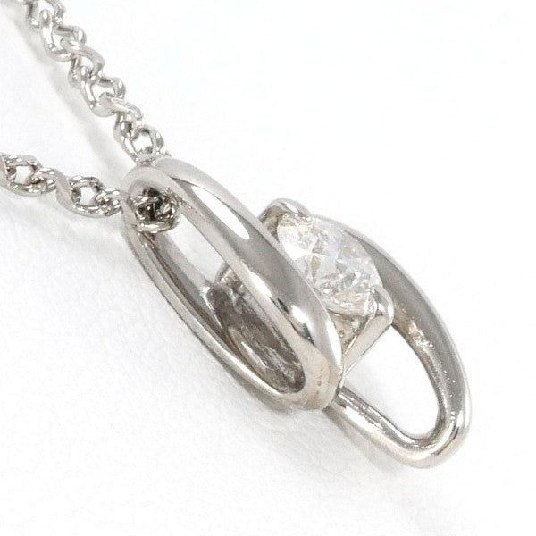 18K White Gold Diamond Necklace for Women - Elegant Dainty Pendant Jewelry Gift for Anniversary, Valentine's Day & Special Occasions - Perfect for Weddings, Parties & Date Nights