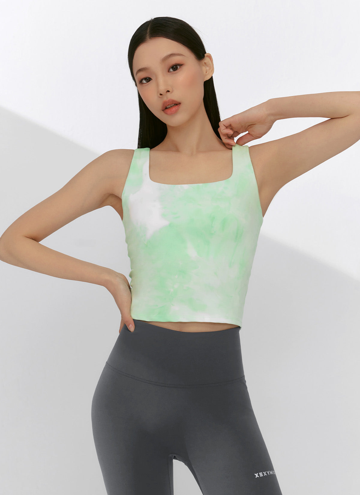 Trendy Tie Dye Square Crop Top for Women - Soft Comfort Fit Summer T-Shirt - Perfect for Beach, Music Festivals & Casual Outings