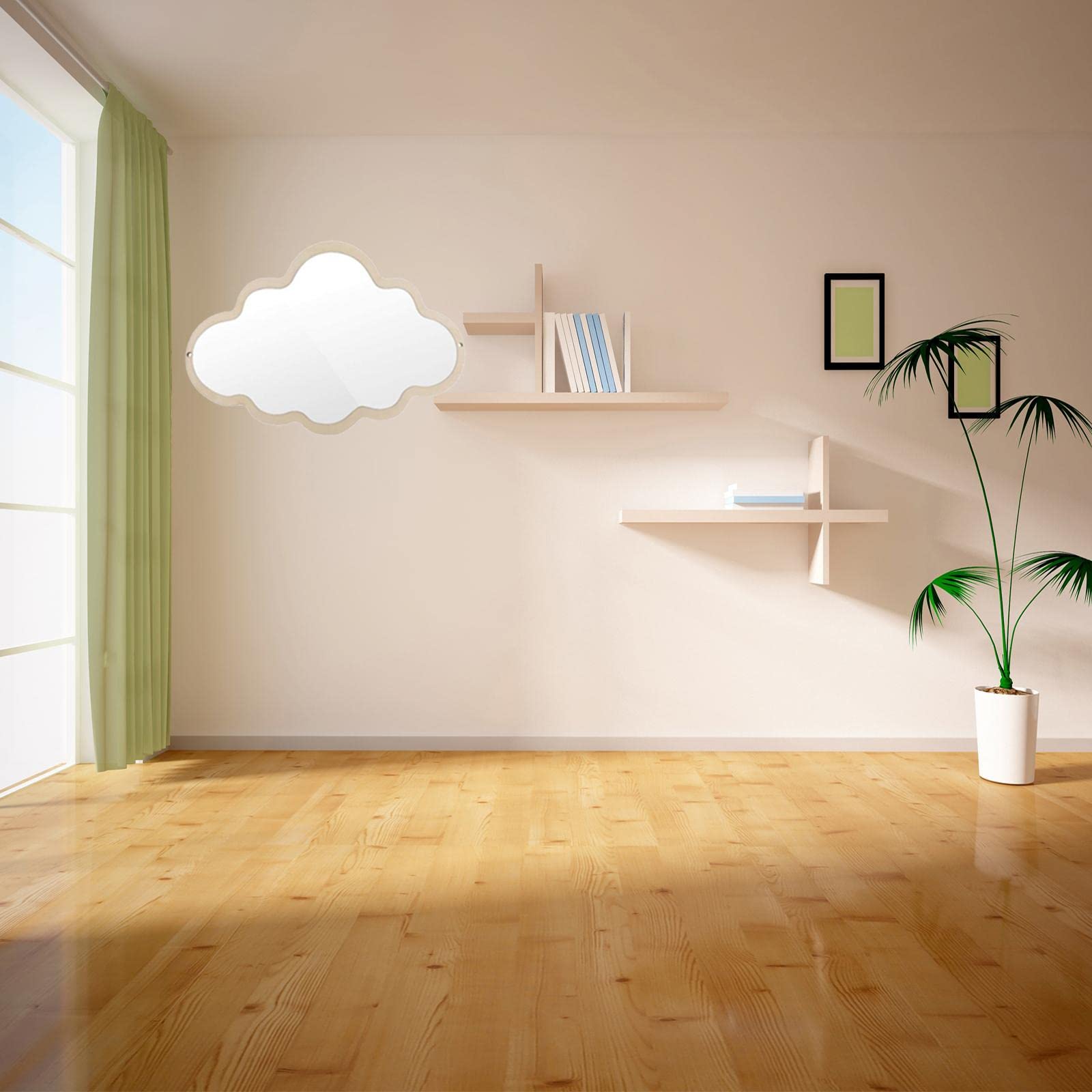 Nordic Kids Wall Mirror - Cloud Decor for Nursery & Bathroom