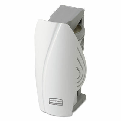 White TCell Air Freshener Dispenser - Car & Home Fragrance Diffuser - Eliminates Odors in Vehicles, Offices & Bathrooms