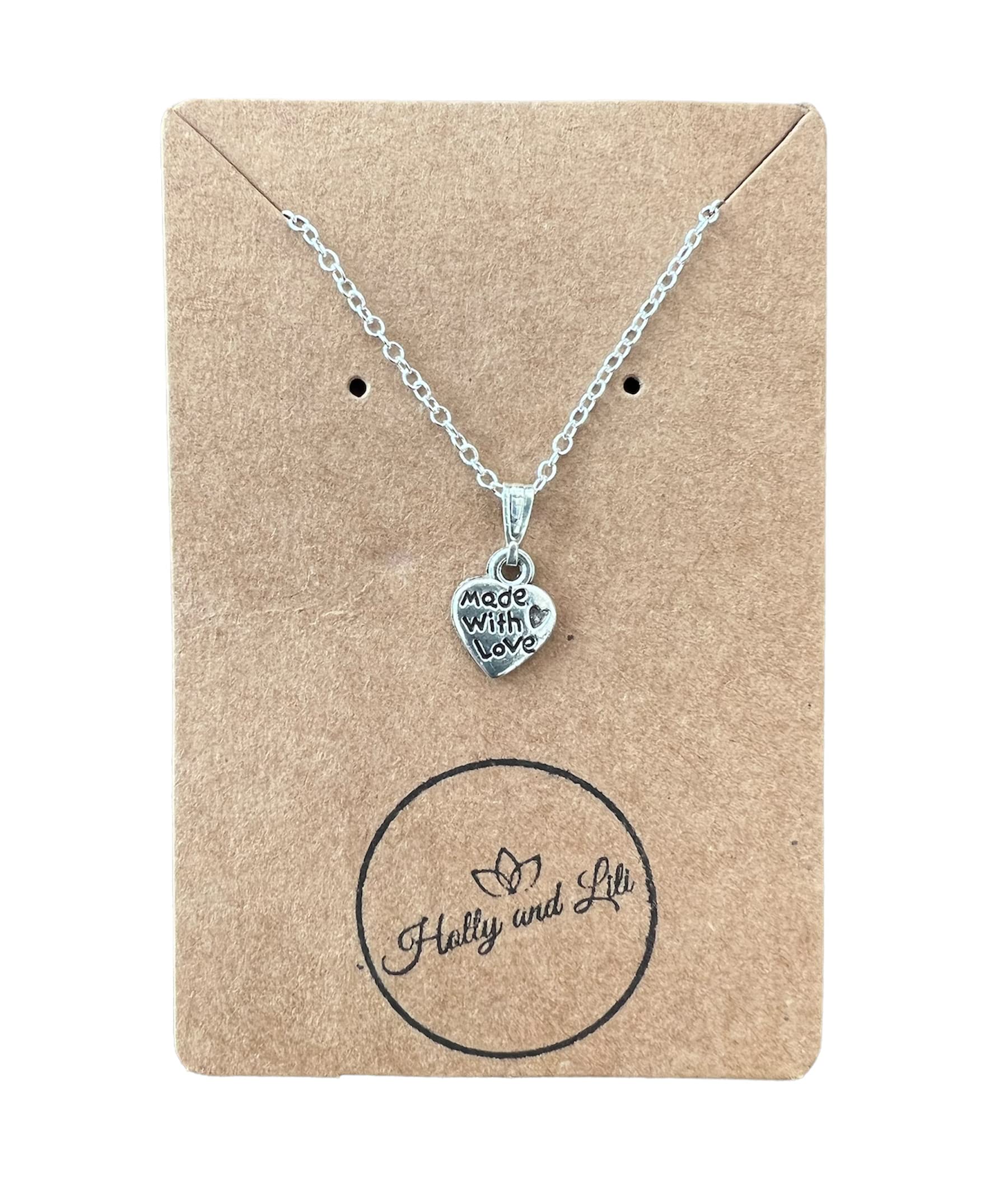 Silver Plated Heart Necklace - Romantic Love Heart Pendant for Women | Perfect for Valentine's Day, Anniversary & Wedding Gifts