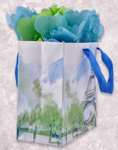 Elegant Champs de Mars Gift Bags for Weddings, Parties & Special Occasions - Premium Party Favor Bags for Events & Celebrations