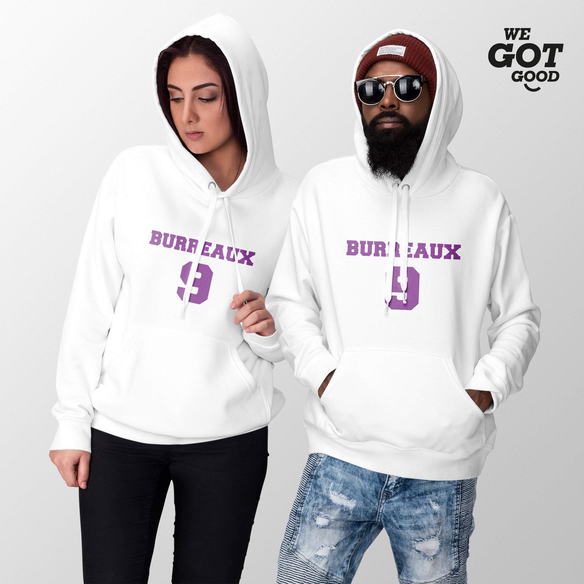 Joe Burrow Hoodie & Joe Burreaux Hoodie - Premium Football Fan Sweatshirt for Men & Women | Perfect for Game Day, Tailgating, and Casual Wear