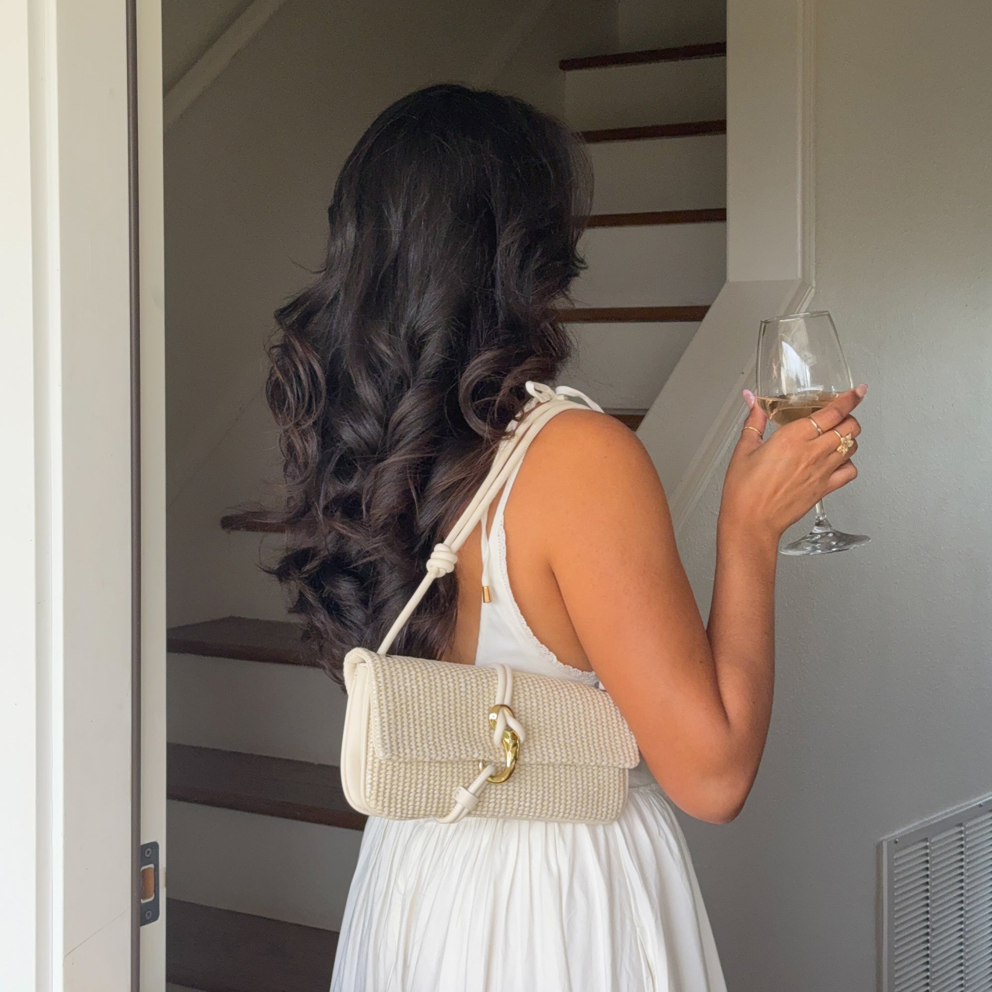ALICE Shoulder Bag - Natural Raffia Handmade Woven Crossbody Purse for Women | Perfect for Beach, Travel, and Everyday Use