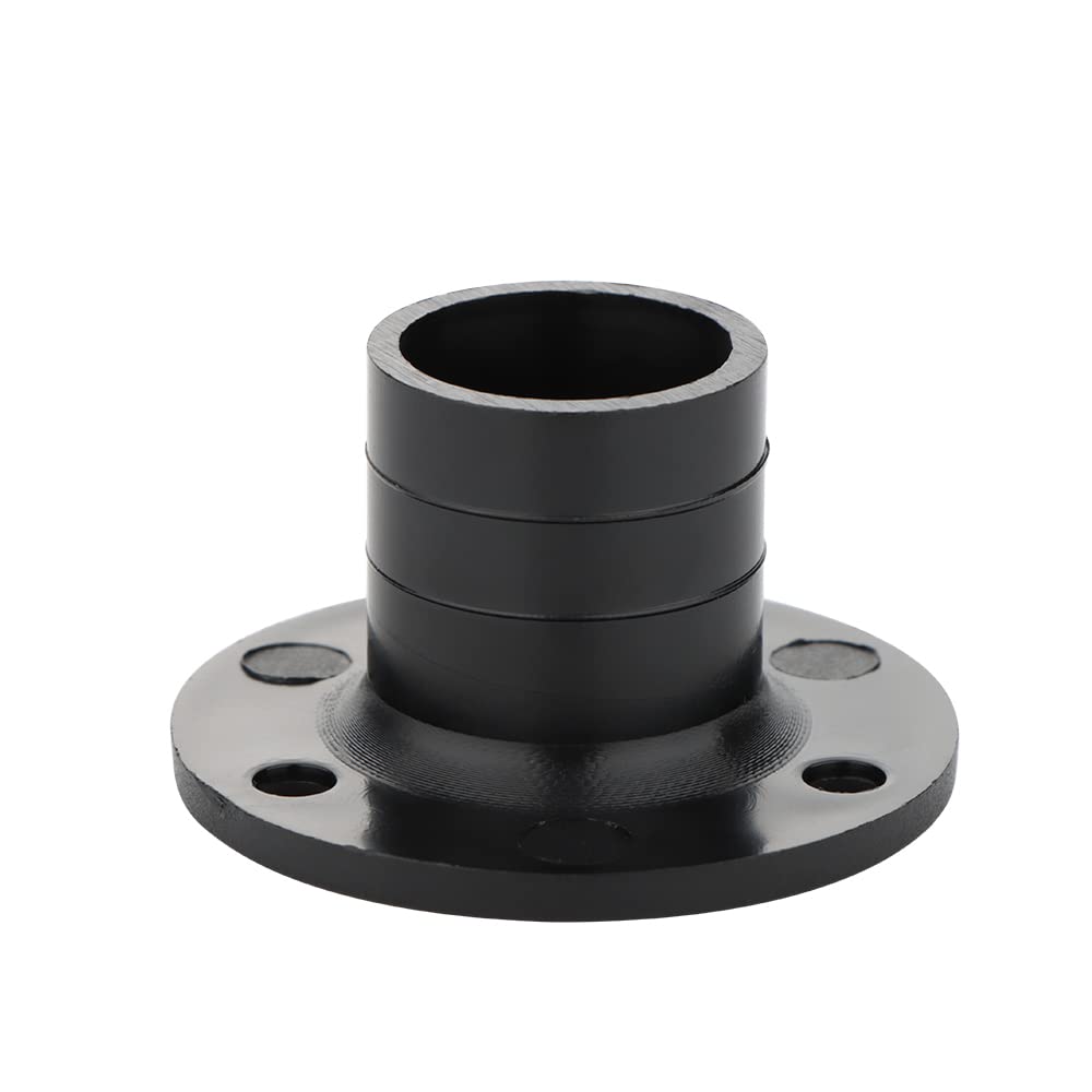 VTurboWay 2 Pack Black Nylon Boat Deck Drain 45x26mm - Marine Grade Drainage Fitting for Yachts, Kayaks, Boats | Includes Free Mounting Screws | Perfect for Wet Deck, Cockpit, and Bilge Drainage Systems