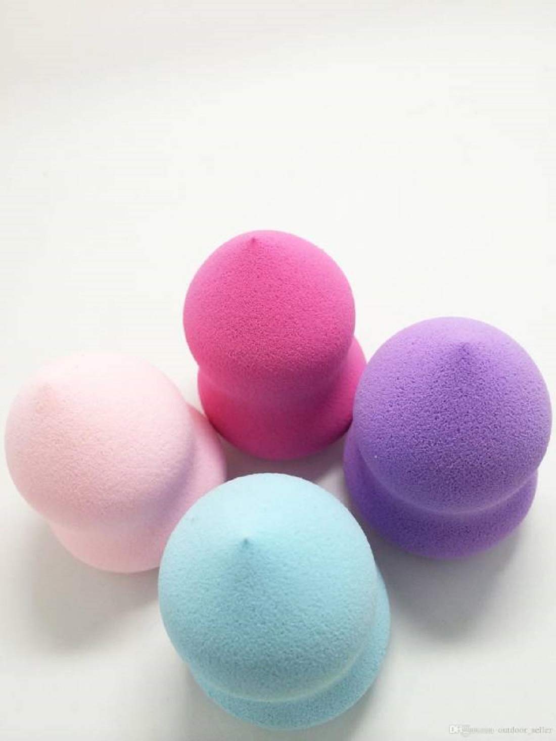 ShopFleet 4-Piece Makeup Sponge Set - Foundation Blender, Beauty Sponge for Cream & Liquid Makeup | Perfect for Contouring, Highlighting & Flawless Blending