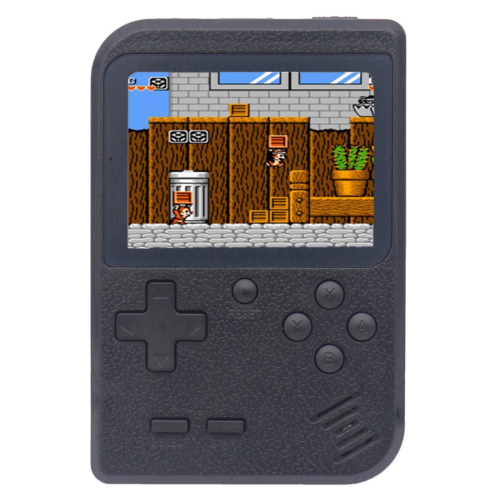 Retro Mini Game Console - Handheld Gaming Device with 400 Classic FC Games, 2.8-Inch Color Screen & TV Output - Perfect Gift for Kids & Adults (Gameboy Black) - Portable Entertainment for Travel, Parties & Family Game Nights