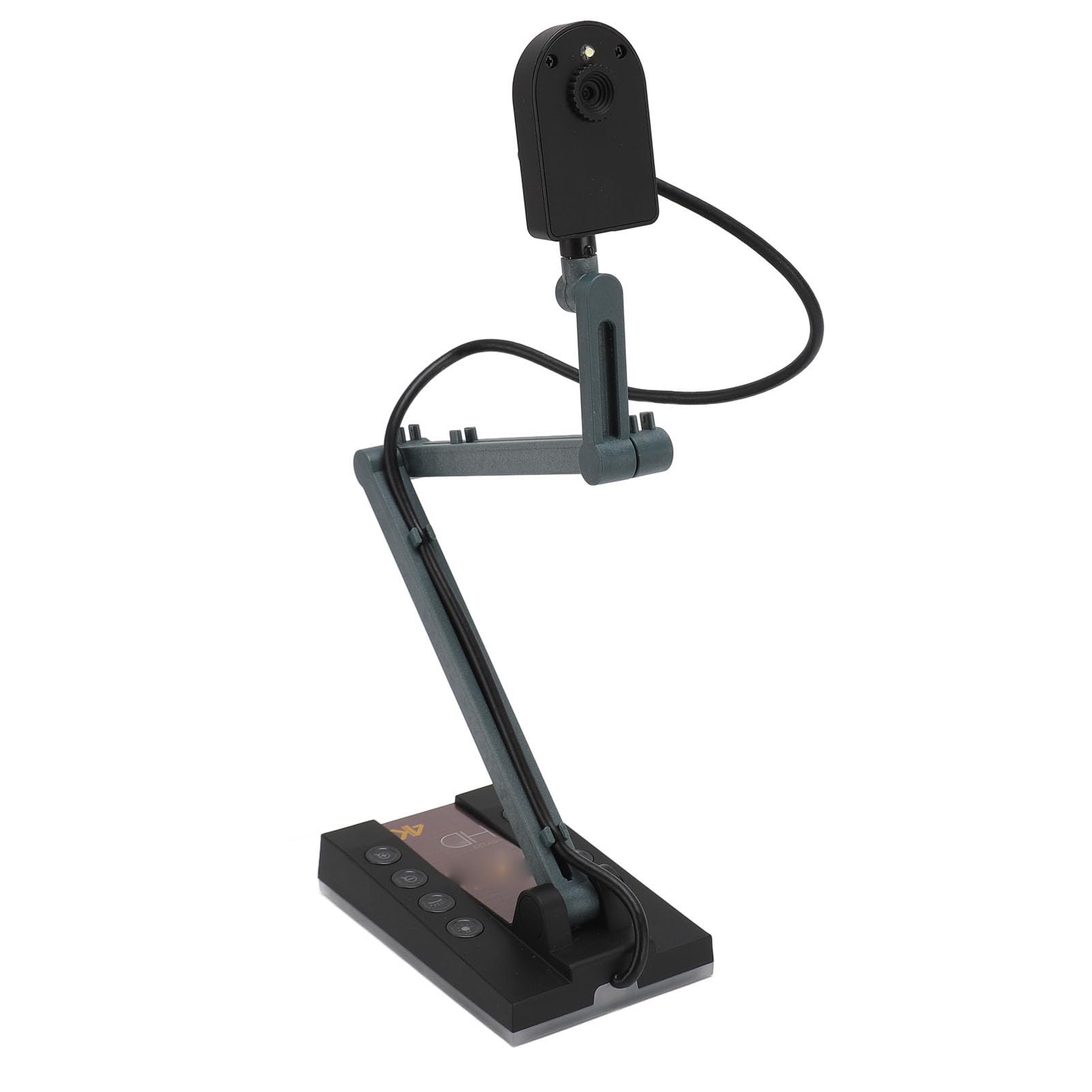 15MP USB Document Scanner Camera with HDMI, Foldable Design & LED Light for Online Classes - Auto Focus, Distance Learning, Web Conferencing, Live Streaming & Remote Teaching