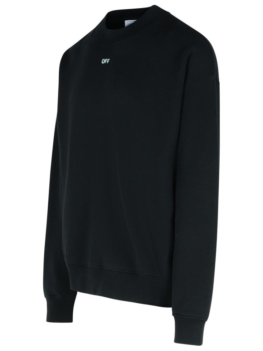 Vibe Arrow Black Cotton Sweatshirt for Men & Women | Soft Casual Pullover Hoodie | Perfect for Streetwear, Lounge & Everyday Wear