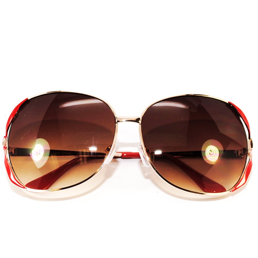 Stylish Women's Fashion Sunglasses with Metal Frame & Gradient Lenses - Perfect for Beach, Driving & Outdoor Activities
