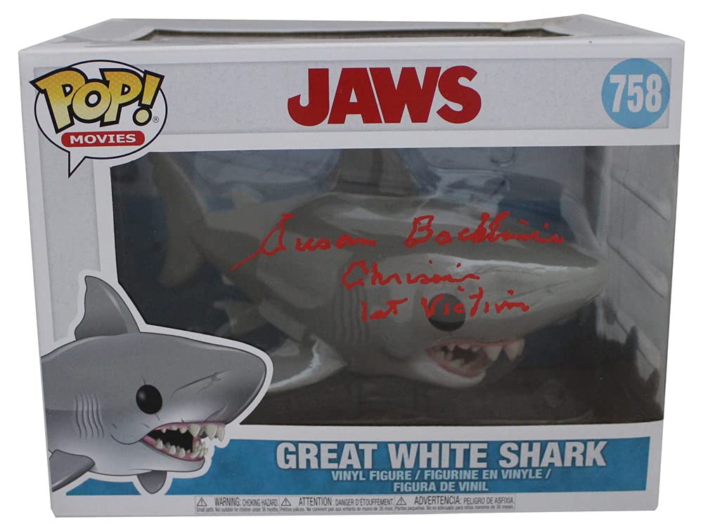 Susan Backlinie Autographed Jaws Funko Pop #758 - Limited Edition Signed Collectible - Perfect for Movie Memorabilia Fans & Pop Culture Enthusiasts - Great for Display in Home Theater, Office, or Collection Showcase