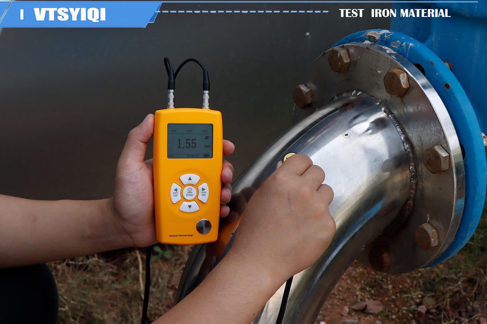 Precision Digital Ultrasonic Thickness Gauge Meter - 0.8-350mm (0.03-13.77