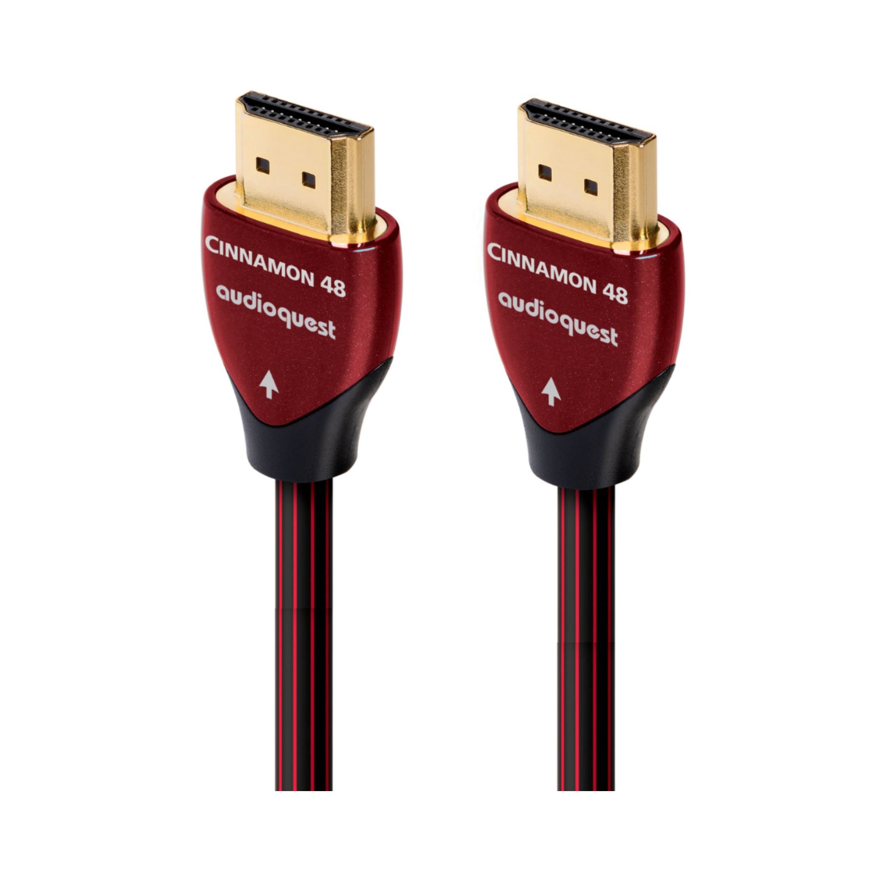 AudioQuest Cinnamon 48 8K 10K 48Gbps High-Speed HDMI Cable - Premium Open Box for Home Theater & Gaming Setup