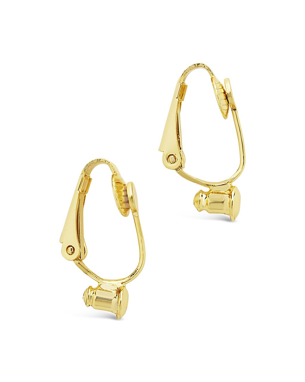 Secure Clip-On Earring Backings for Sensitive Ears - Non-Piercing Earring Holders for Women & Girls - Perfect for Sports, Work & Everyday Wear