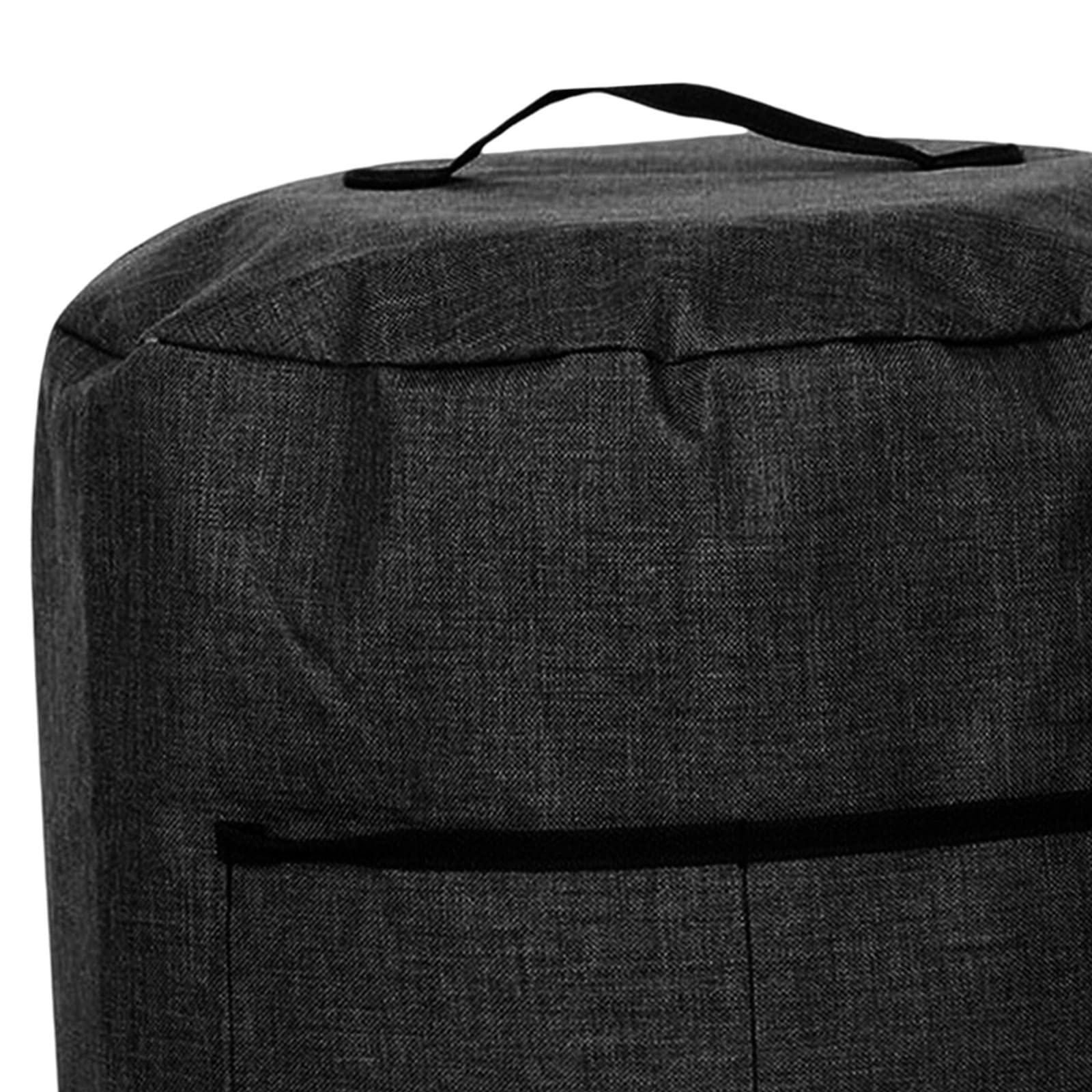Dual Layer Air Fryer Cover - Dustproof, Easy to Clean Protective Travel Cover for Air Fryers & Cookware - Perfect for Kitchen Storage, Camping & Outdoor Cooking (Black)