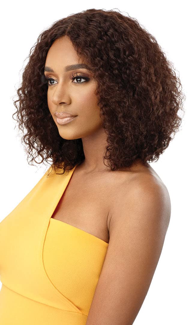 Outre The Daily 100% Unprocessed Human Hair Lace Front Wet & Wavy Wig - NATURAL CURLY 14