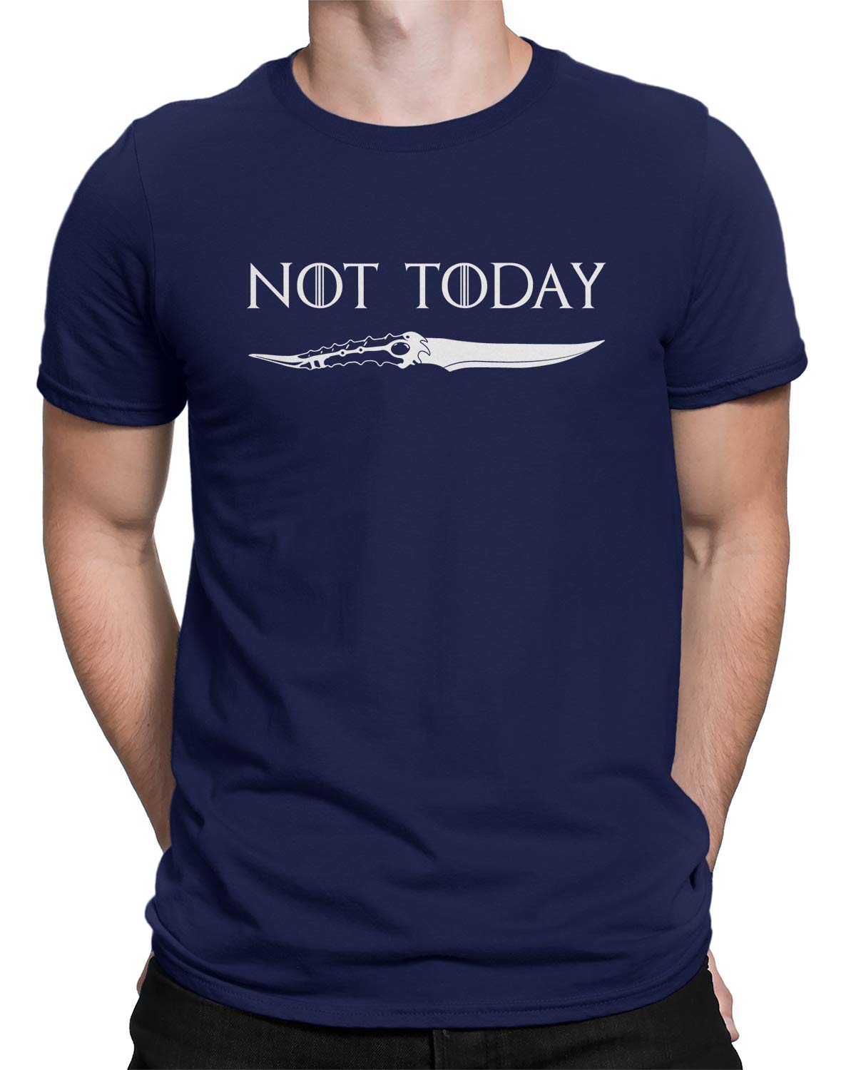 Not Today Men's Graphic T-Shirt - Cool Funny Slogan Tee for Casual Wear & Everyday Outfits