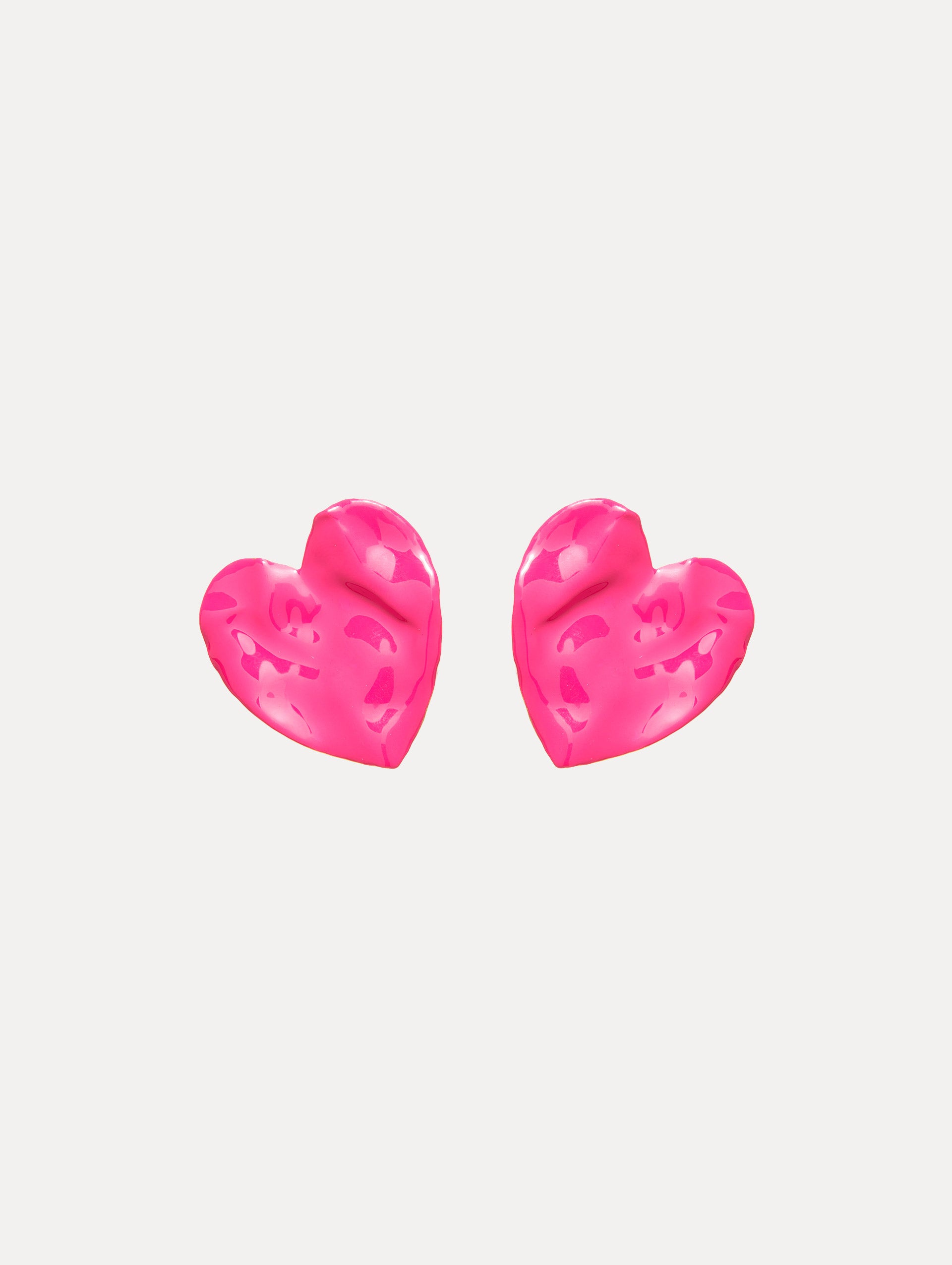 Enamel Heart Earrings for Women - Cute Dainty Stud Earrings for Valentine's Day, Anniversary & Everyday Wear - Hypoallergenic Jewelry Gift for Her