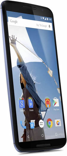 Google Nexus 6 Unlocked Smartphone - Midnight Blue | 4G LTE SIM-Free | Large HD Display | Perfect for Travel & Business Use