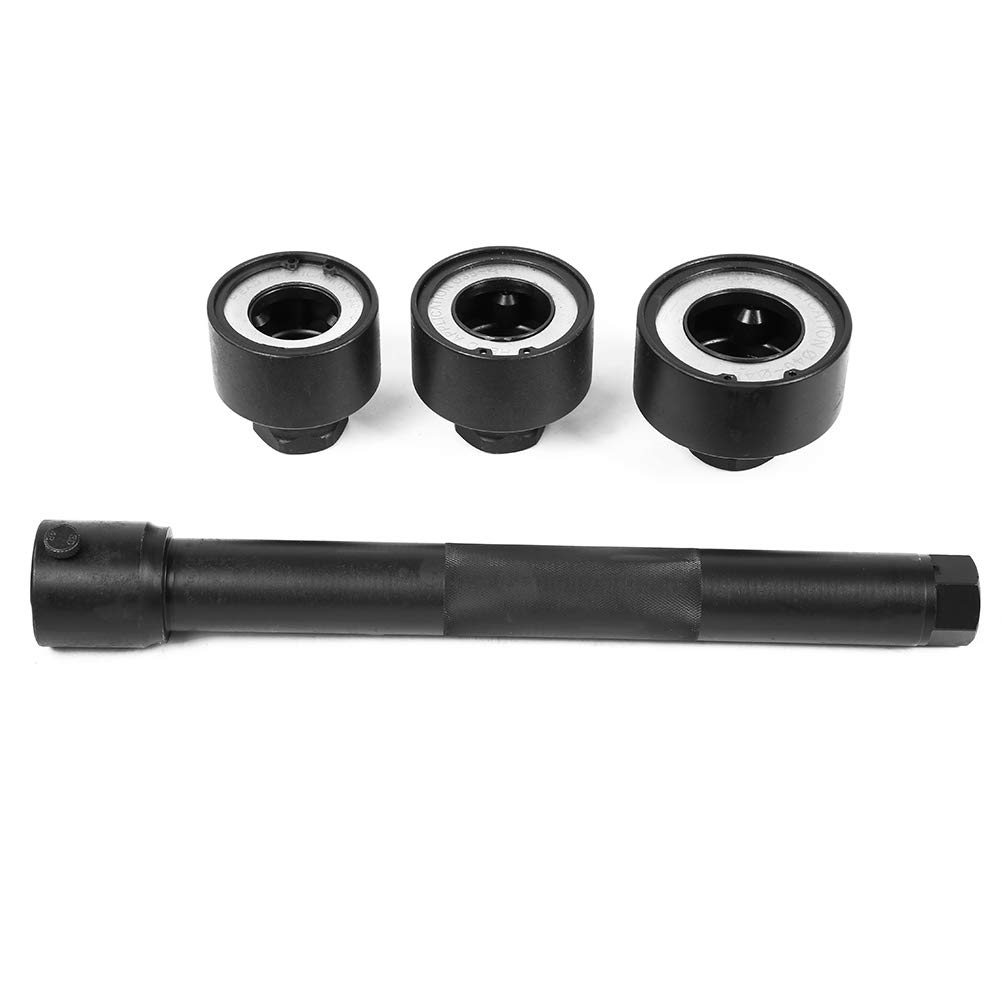 4-Piece Steering Rack Knuckle Tie Rod End Remover Tool Kit (30-45mm) - Professional Axle Joint Installer for Car Repair & Maintenance - Perfect for DIY Mechanics & Auto Shops