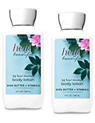 Bath and Body Works Hello Beautiful Super Smooth Body Lotion - 2 Pack (8 Oz Each) | Hydrating Moisturizer for Dry Skin | Perfect for Daily Use & Gift Giving