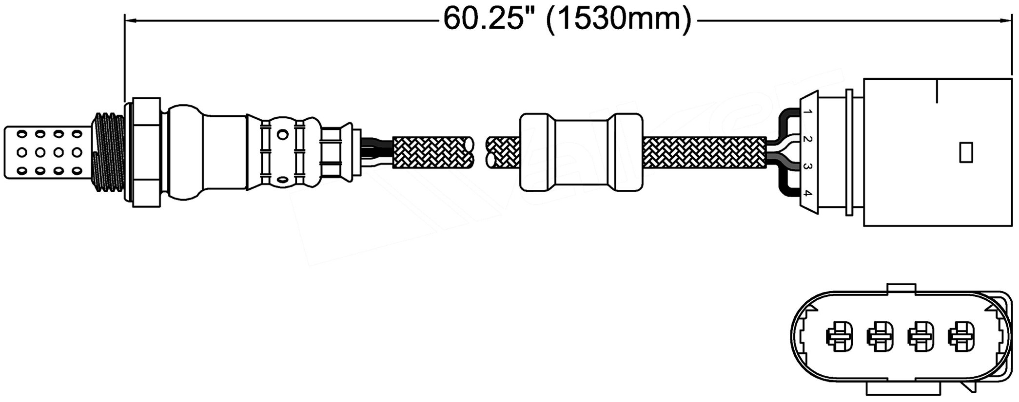 ACDelco Gold 213-3063 Heated Oxygen Sensor - OEM Replacement for Improved Fuel Efficiency & Emissions Control - Perfect for GM, Chevy, Buick, Cadillac Vehicles - Ideal for Engine Performance Tuning & Smog Check Compliance