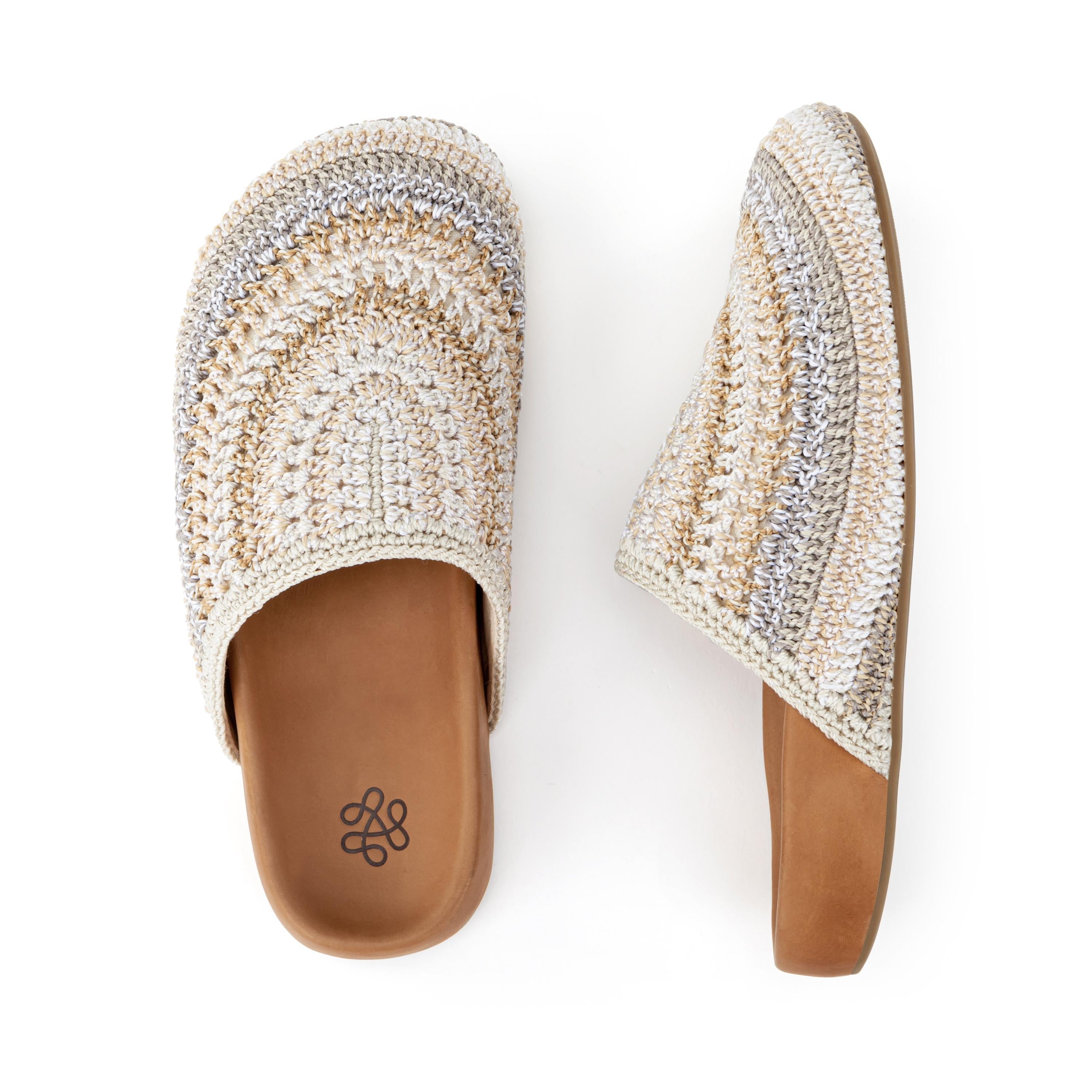 Bolinas Crochet Clogs for Women - Comfortable Handmade Summer Slippers with Arch Support - Perfect for Beach, Home, and Casual Outings