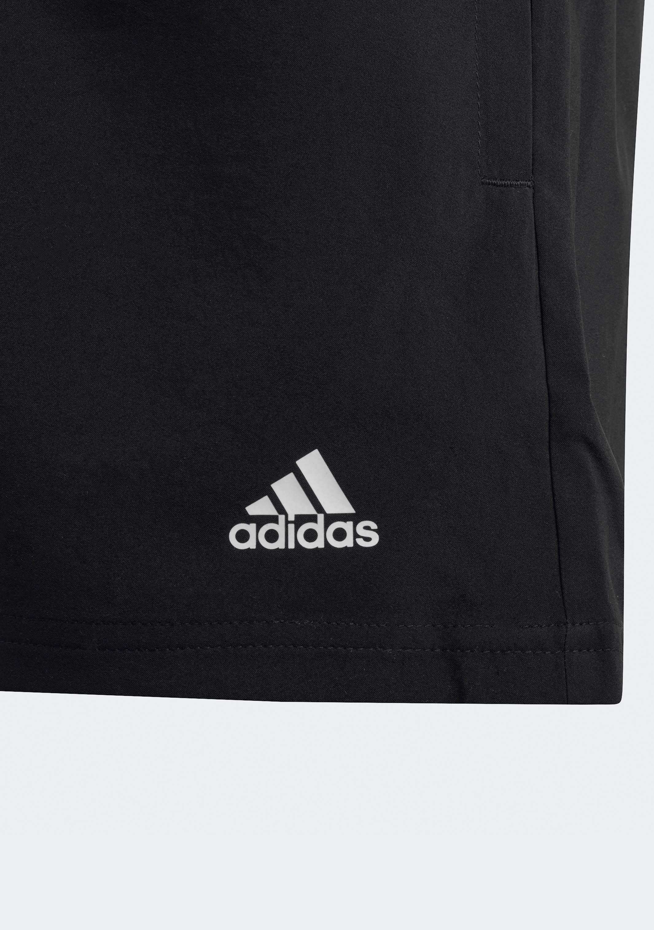 Adidas Junior Plain Chelsea Shorts for Girls - Black Athletic Shorts for Running, Soccer & Casual Wear