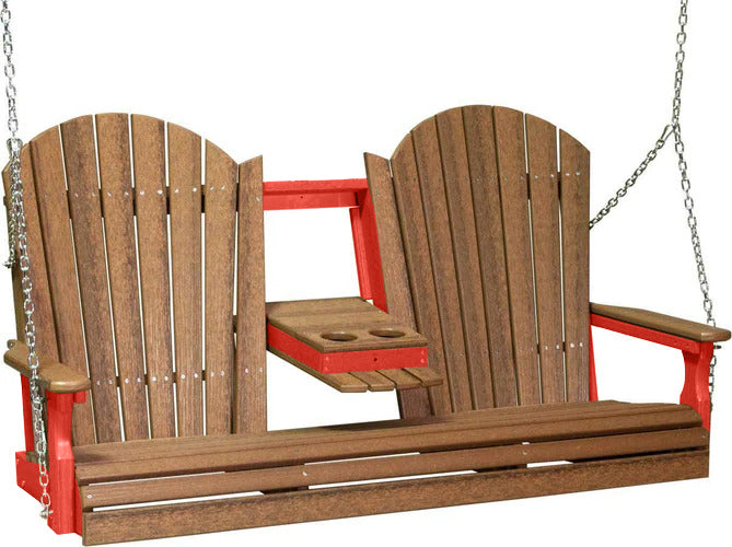 Antique Mahogany on Red