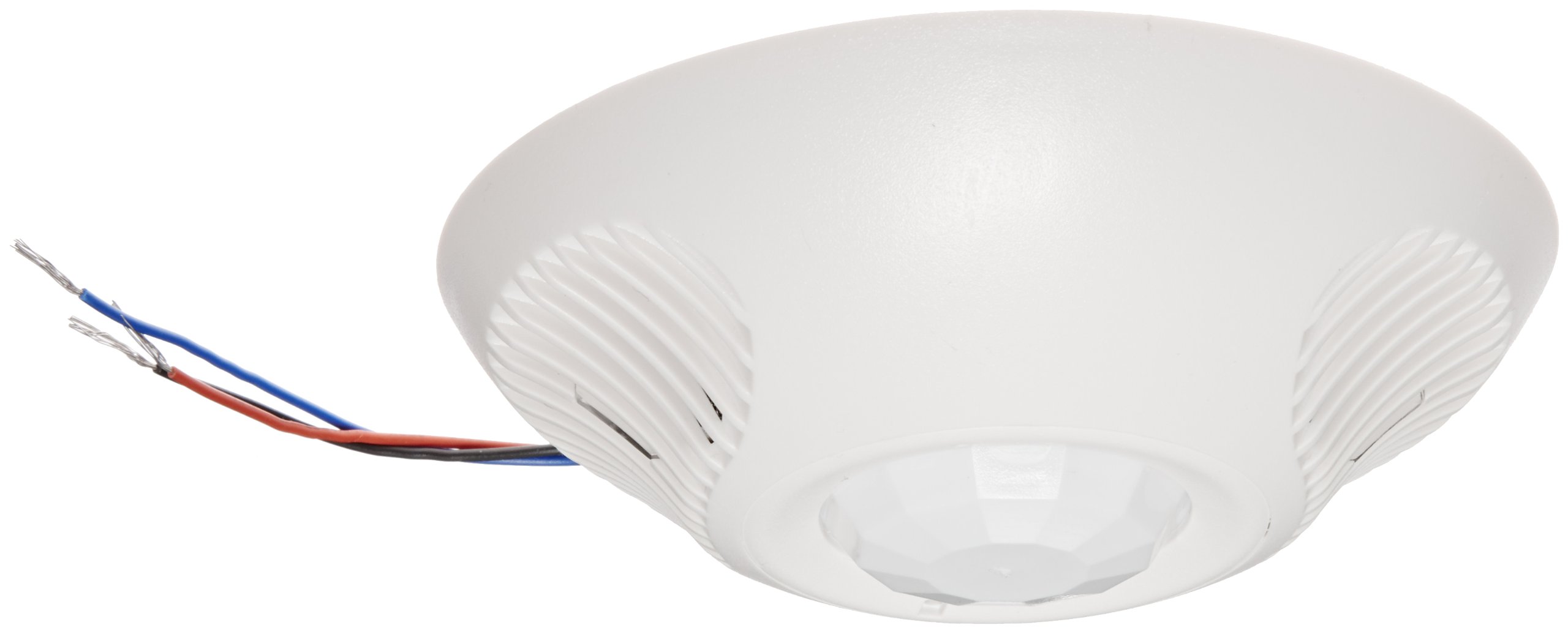 Hubbell ATD2000C Ceiling Sensor - Ultrasonic & Passive Infrared Motion Detector, White, 2000 sq ft Range - Ideal for Smart Homes, Offices & Security Systems
