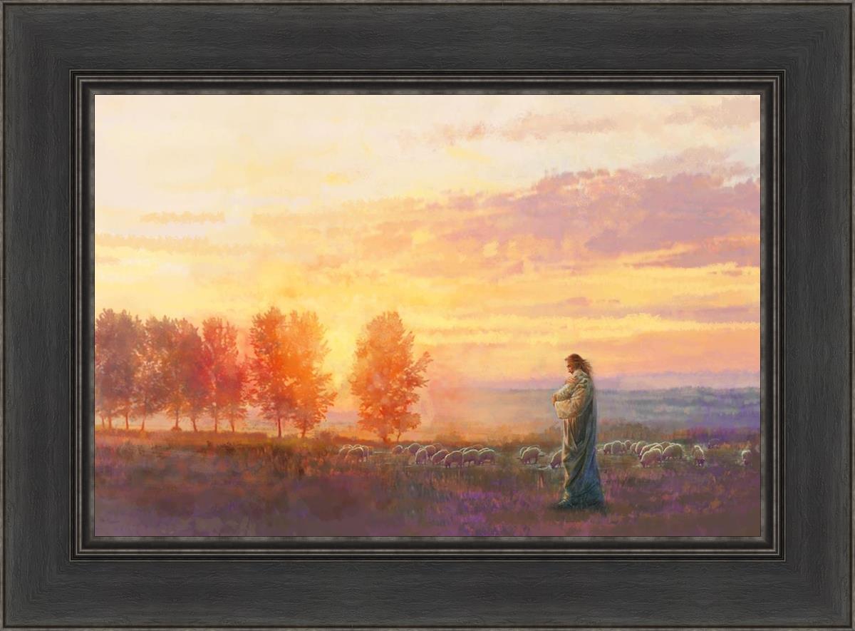 Eventide By Yongsung Kim - Premium Christian Wall Art for Home & Church Decor | Inspirational Bible Verse Canvas Painting | Perfect for Living Room, Bedroom & Worship Spaces