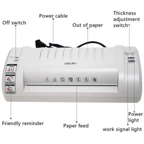 A4 Thermal Laminator Machine - Fast Hot Laminating for Documents, Photos & Cards - 220V Home & Office Laminating Equipment - Perfect for School Projects, Business Presentations & Craft Preservation