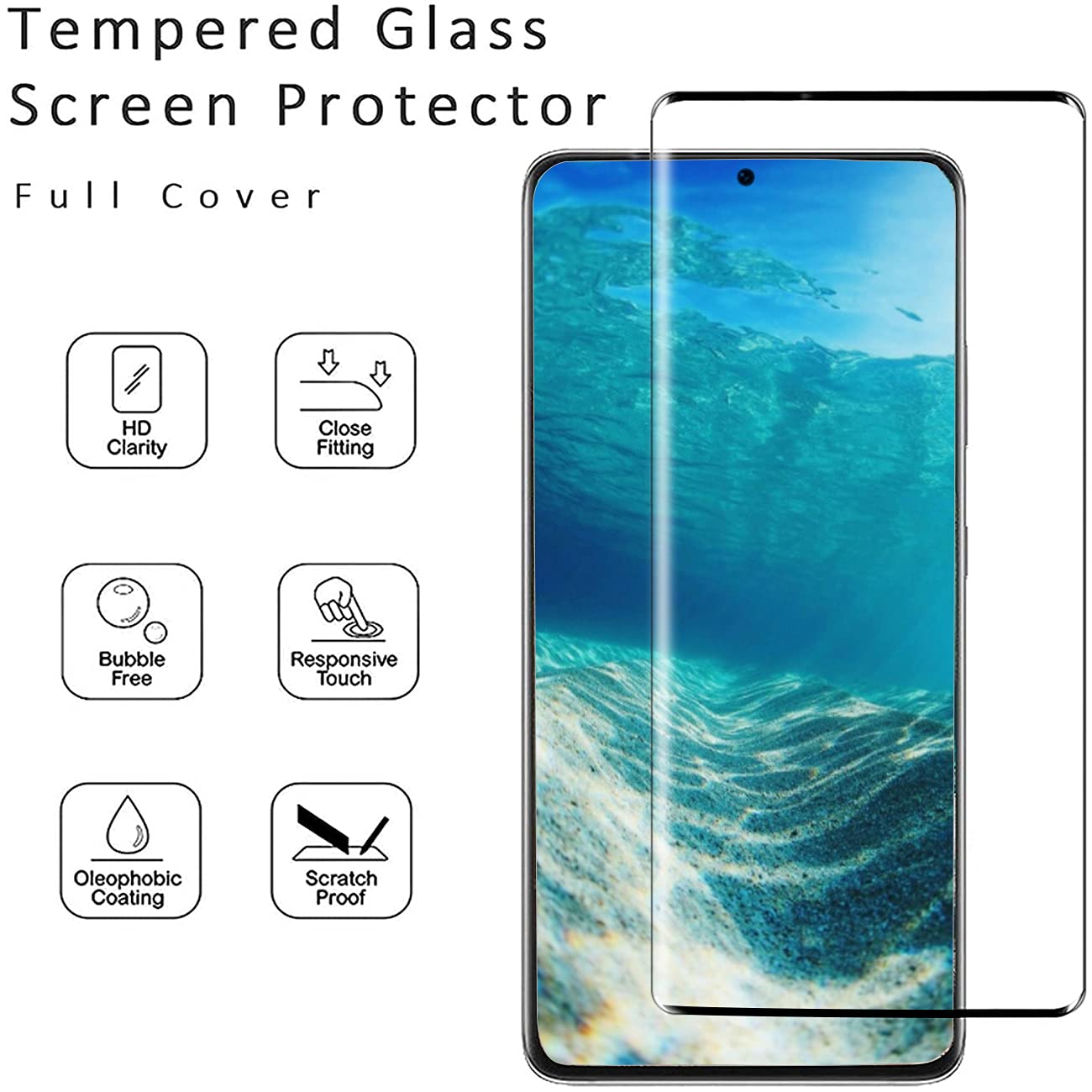 Tempered Glass Screen Protector for Samsung Galaxy Note 20 Ultra (6.9 Inch) - 2 Pack - HD Clear, Anti-Scratch, Bubble-Free - Perfect for Work, Gaming & Daily Protection