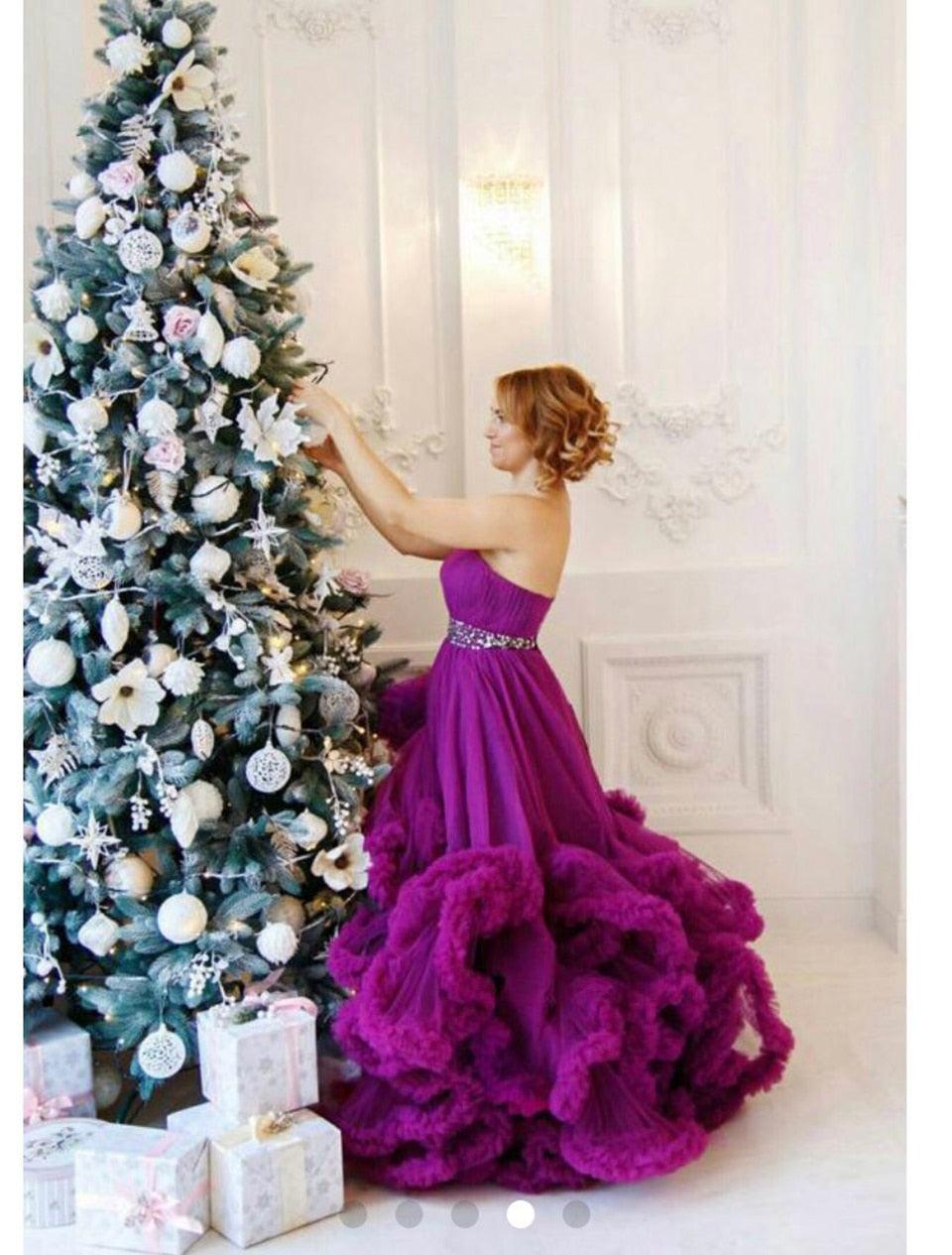 Elegant Purple Prom Dresses for Mother and Daughter - Matching Formal Gowns for Special Occasions | Perfect for Prom, Wedding, and Mother-Daughter Events