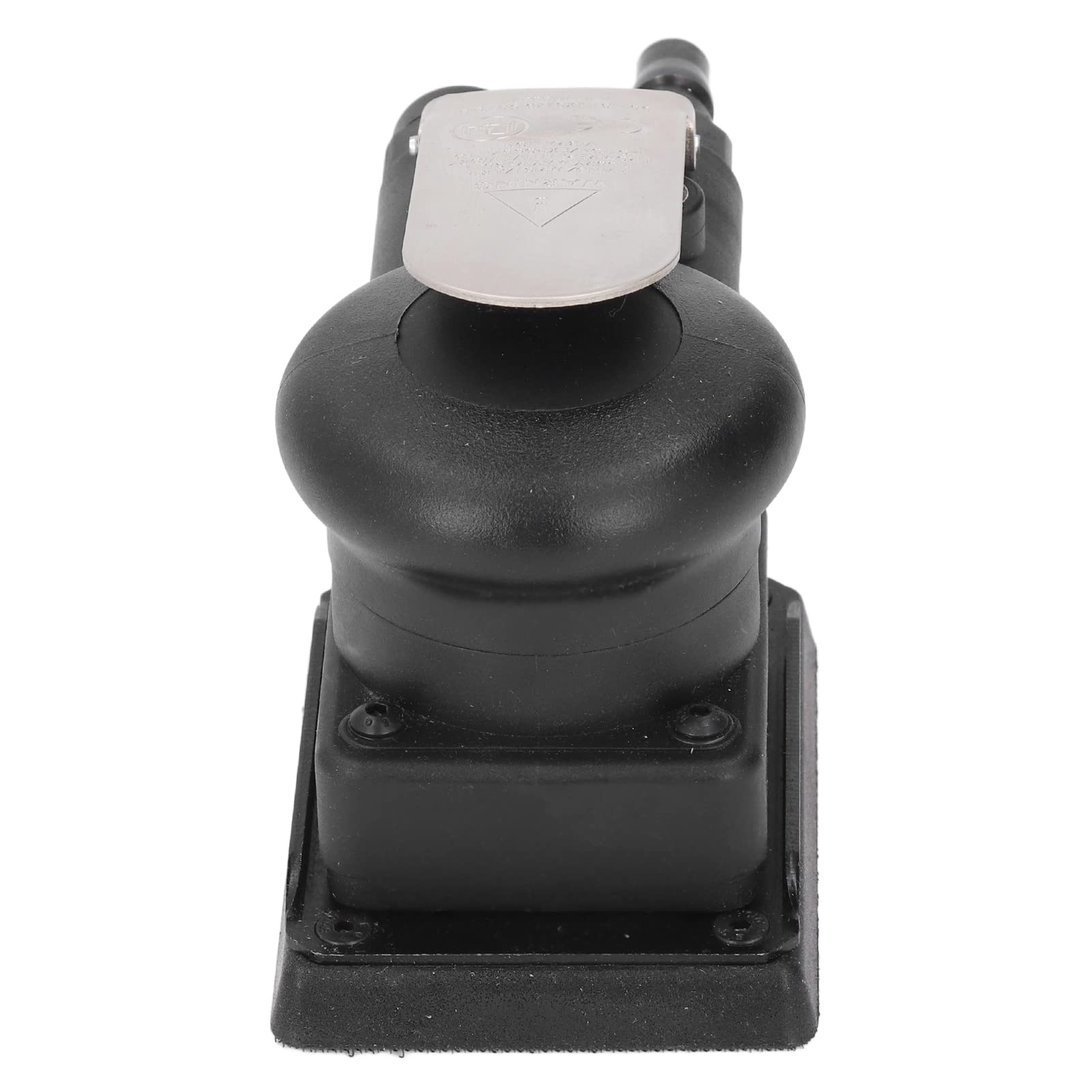 Industrial Pneumatic Air Sander - Square Random Orbital Palm Sander for Wood, Metal & Glass Polishing | Heavy-Duty Air Sanding Machine with Sandpaper | Perfect for Automotive, Woodworking & Metal Fabrication Projects