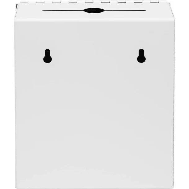 Barska CB14102 Secure Suggestion & Ballot Box with Key Lock & Deposit Slot - White | Ideal for Voting, Surveys, Feedback Collection & Office Use