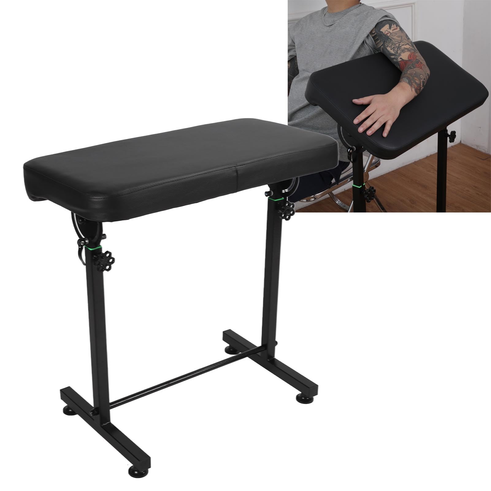 Adjustable Tattoo Armrest Support - Ergonomic Tattoo Arm & Leg Rest with Soft Cushion for Tattoo Studios & Artists - Durable Large Panel for Comfortable Tattooing Sessions - Perfect for Professional Tattoo Shops and Home Studios